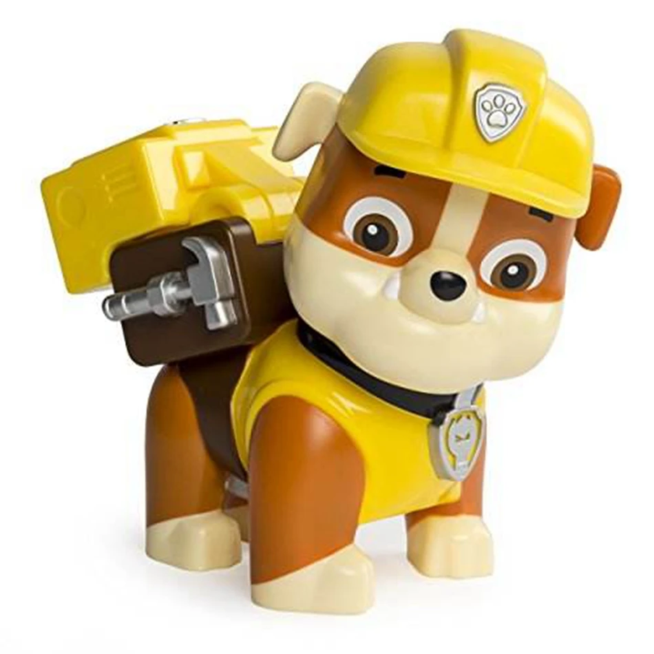 Paw Patrol 7 шт./лот фигурка животного милый щенок-модель сторожевые псы(6 собак и 1 капитан) Игрушки для детей подарки на день рождения