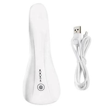 

Rechargeable Nail Lamp 3 LEDs Handheld Cordless Mini Battery Timer Nail Dryer UV LED Nail Light