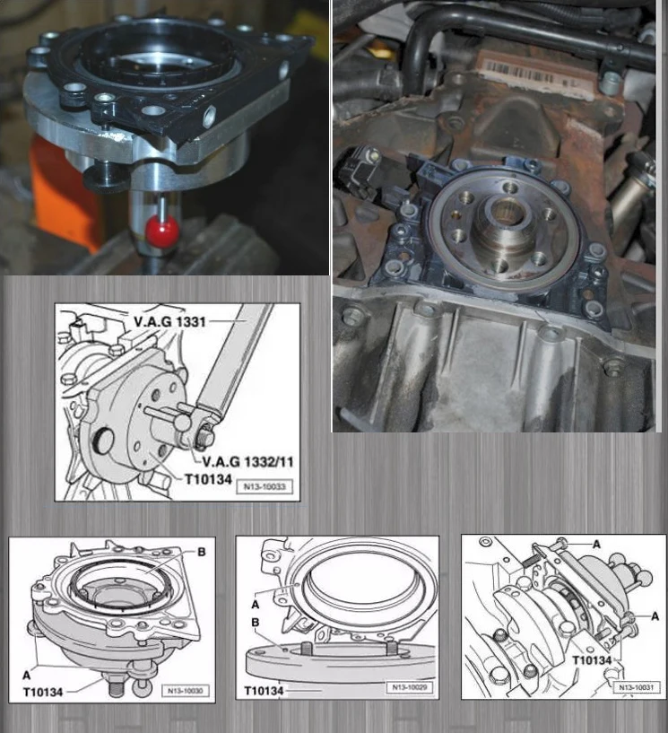 T10134 коленчатого вала заднее уплотнение установщик инструмент для VW/AUDI