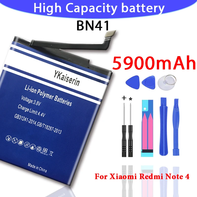 Аккумулятор для телефона сменные батареи Xiaomi Redmi Note 4 MTK Helio X20/Redmi 4X Pro Гб + 64 ГБ