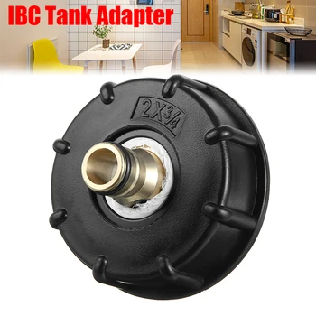 

1Pc IBC Tank Adapter On Plug Shut-off Ball Valve Container Rainwater Tap Connector Storage