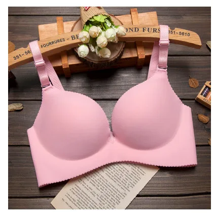 New Sexy High Quality Cup Front Button Bra Gather Adjustable Women Bra Seamless Underwear Push Up Bra Free Shipping AU0003