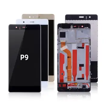 

Original Digitizer LCD Screen Touch Screen For Huawei P9 Display with Frame Original 5.2inch For Huawei P9 Lcd Replacement