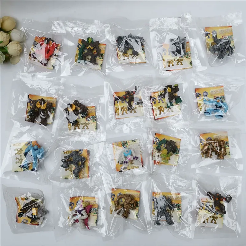 ¡10 unids/pack Italia caliente de dibujos animados Gormiti: los señores de la naturaleza volver! Giochi-minijuguetes de Guerrero Preziosi, regalos de gran oferta para niños