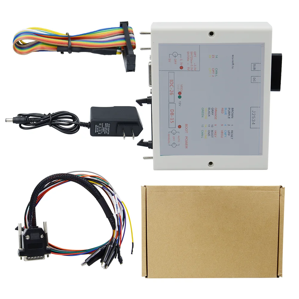 car battery charger price 2022 New Power Box J-TAG for FLASH Via j2534 Works For FLASH ECU-Soft OBD ECU Programmer Power BOX best car inspection equipment