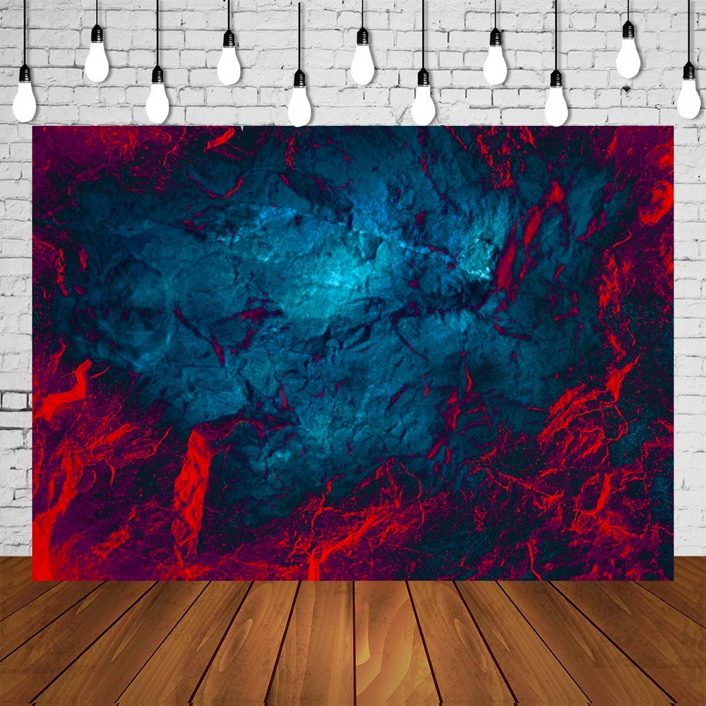 Lava Rock Stone Mysterious Gloomy Backdrop Stranger Halloween Banner Background Photo Studio Poster Fantasy Wallpaper Background Aliexpress