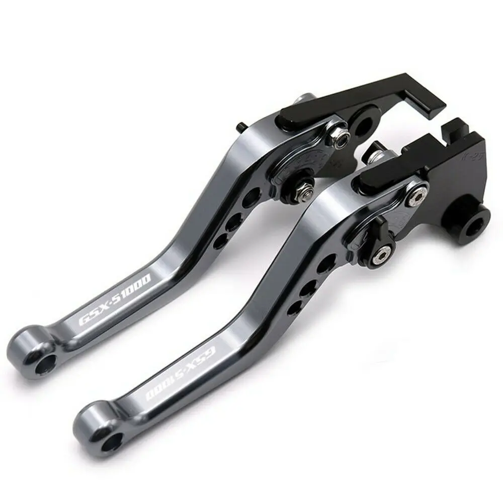 MZS Gold Short Clutch Brake Levers Fit For Suzuki GSXR1000 GSX S1000 01