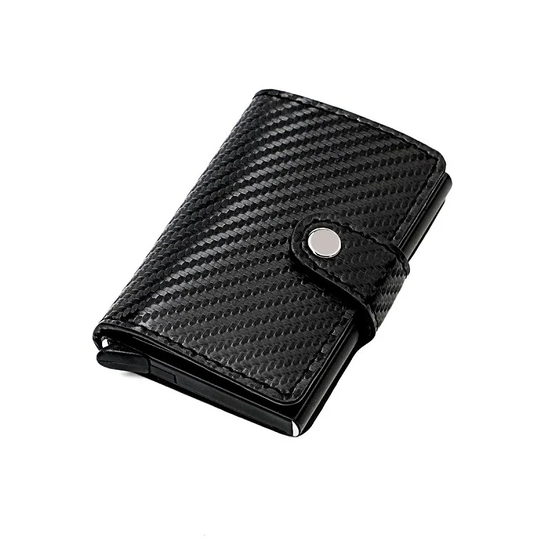 

New Metal Men's Multi Card Wallet Man Card Holder RFID Wallet Anti Theft Brush Ultra Thin Credit Card Aluminum Alloy Card Bag