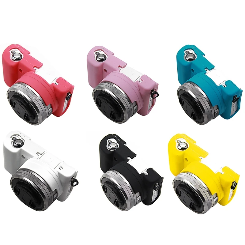 Per Sony Alpha A5100 A5000 Cover Per Custodia Morbida Per Fotocamera In Gomma Siliconica Proteggi Il Corpo Protettivo Della Pelle