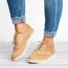 Plus Size 35-43 Women Flat Hollow Platform Shoes Oxfords British Style Ladies Creepers Brogue Shoe For Female Lace Up Footwear ► Photo 1/6