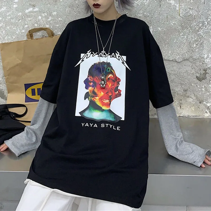 

Women's T Shirt Long Sleeve Woman Tshirt Top Tee Shirt Oversize Women T-shirts O-neck Casual Female Tshirts for Girls Lady Tops
