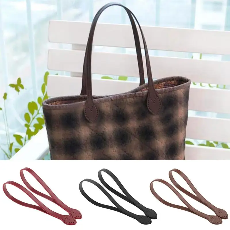 

1 Pair 60cm Shoulder Bag Strap Long Detachable DIY PU Leather Replacement Strap Women Belt Handle Accessories Belt Handbag Band