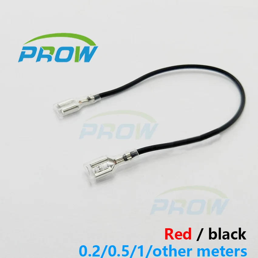6.3mm crimp terminals spade connector 6.3 cable small switch double heads electrical wire 0.75M2 0.2-other meters wiring harness |