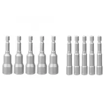 5 шт. Шестигранная розетка сильно Магнитный Пневматический адаптер головка для дрели адаптер 65 мм Аксессуар-отвертка