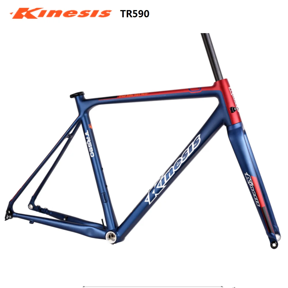 Kinesis TR590 Aluminum Alloy frame fork CX GRAVEL off road road bike