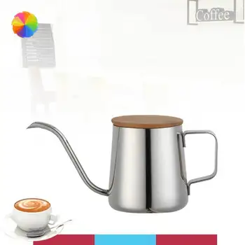 

Stainless Steel 350Ml Long Narrow Spout Coffee Pot Gooseneck Kettle Hand Drip Kettle Pour Over Coffee Tea Pot Storage BottleCY