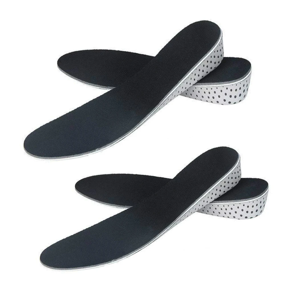 

2 Pairs Soft Memory Foam Invisible Arch Heel Height Increase Taller Insoles