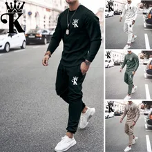 BOILEN HENG XIN 2021 Men Sportswear Casual Suits Gym Tights Training Clothes Workout Jogging Sports Fashion Tracksuit For Men's