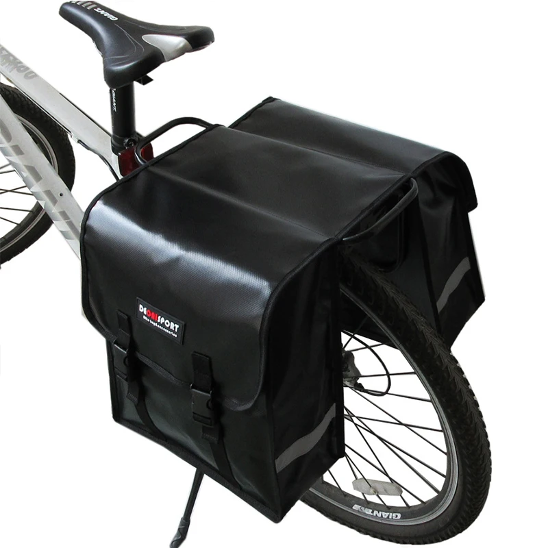 

Large Convenient and Practical Waterproof Bike Bags Saddle Bicycle Pannier Rear Frame Bag