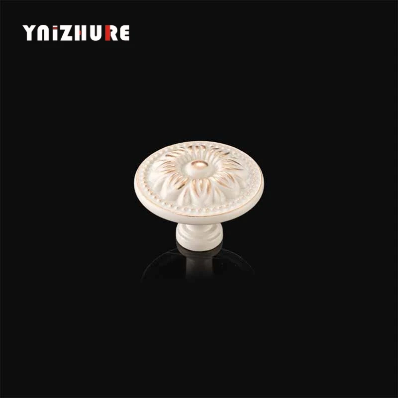 2pcs European Style Kitchen Cabine Knobs And Handles Furniture Drawer Door White Dresser Wardrobe Pulls Hardware