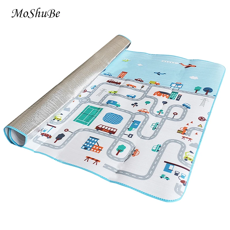 kids Carpet 2*1.8M Road Game Rug Soft Baby Play Mats Waterproof
Children Crawling Pad Picnic Blanket Playmat Toys Gym Foam EVA