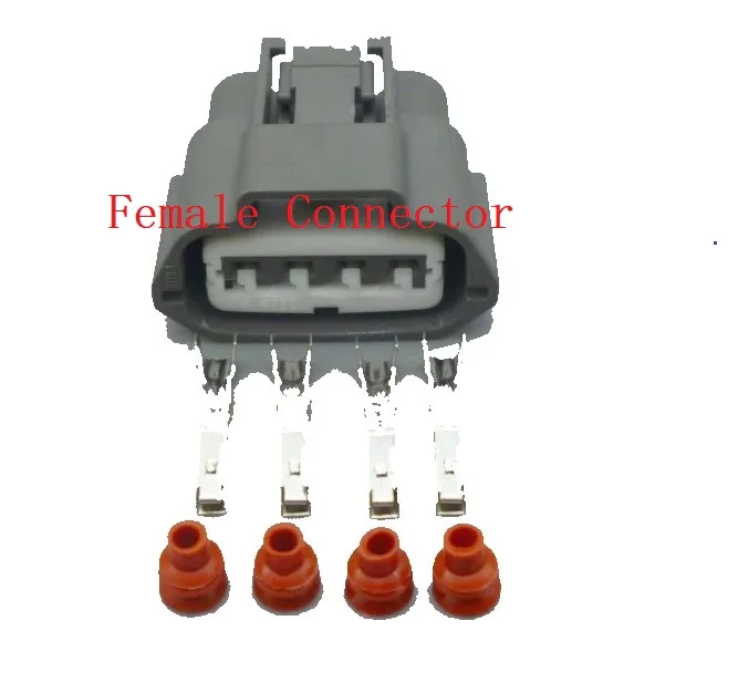 

Free shipping 200 sets 4 Pin 6189-0781 Ignition Coil Pack Wiring Harness Connector Plug DJ7042A-2-21