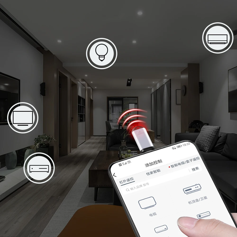 ANMONE Micro USB type-C интерфейс смарт-приложение управление мобильный телефон пульт дистанционного управления беспроводной инфракрасный прибор адаптер для ТВ