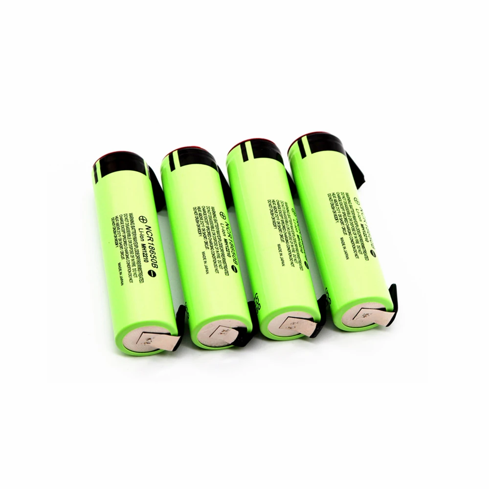 100% оригинал Nuevo NCR 18650B 18650 Li Ion recargable de la batera 3400 мАч 3 7 В para linterna/or + DIY nquel