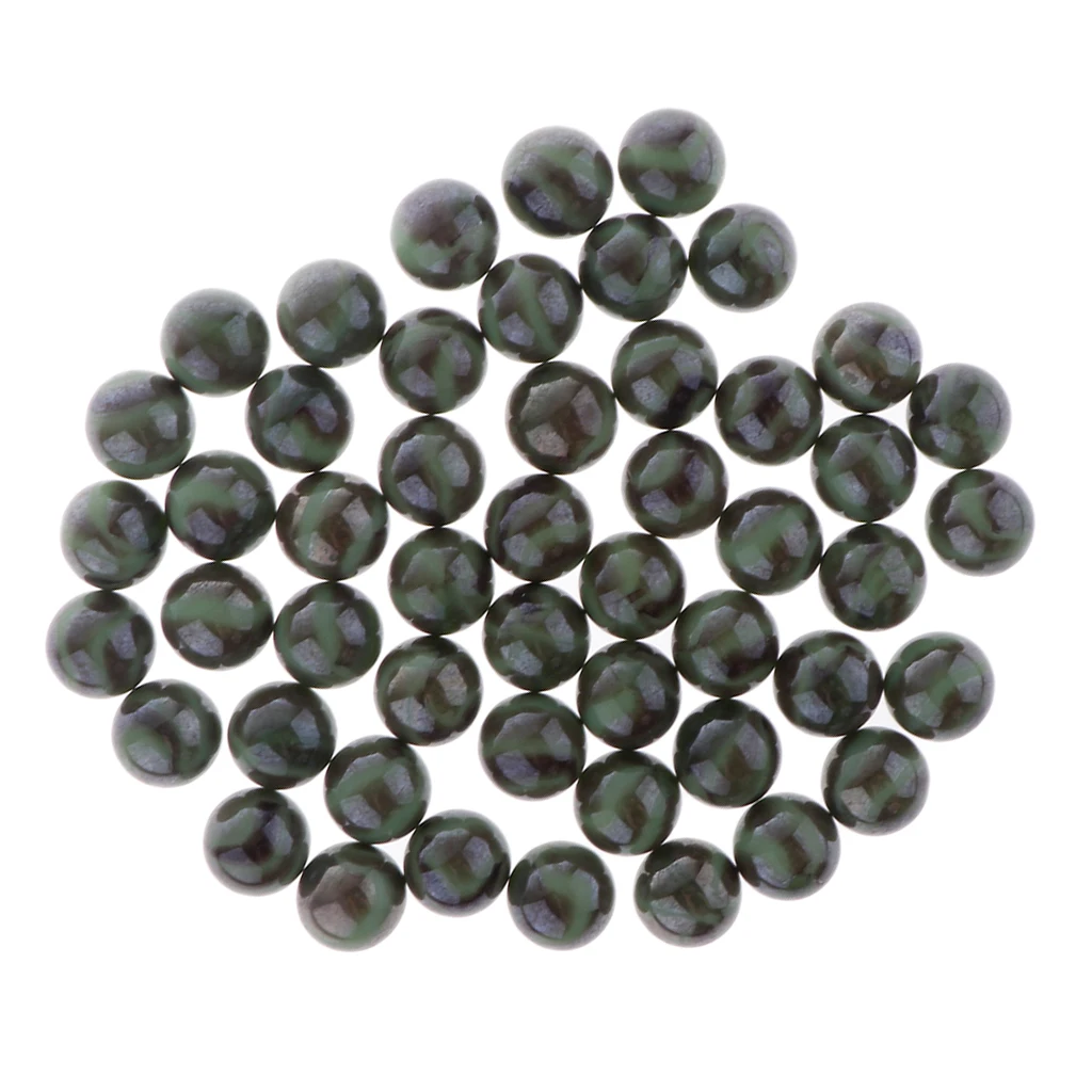16mm Glass Marbles, Pack of 50,  Marble Ball Run Game Toy, Chinese Checkers Marble Solitaire Beads Home Collections Black