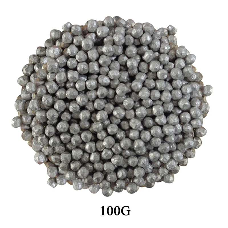 Magnesium(Mg) Particle Metal Negative Potential Magnesium Granule Balls Metal Granule Bean Sphere Water Filters 50G/100G - Color: B