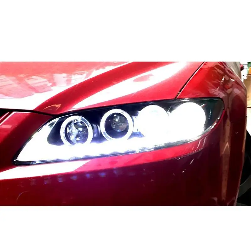 Запуск автомобилей Лампа Cob Drl Запчасти светодиодные фары автомобиля задние