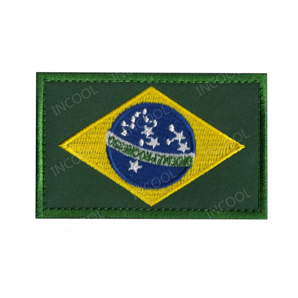 Brazil Flag Америка Страна доминация Uruguay Куба Панама, Панама, Испания вышитые нашивки значки флаги - Цвет: Brazil Flag