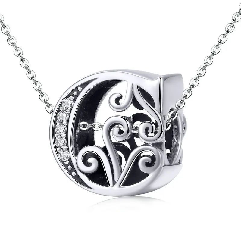 CodeMonkey 100% 925 пробы серебряные буквы алфавит C Charm Name Bead Fit оригинальные браслеты