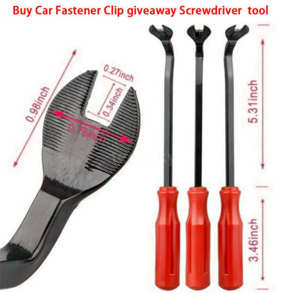 500 шт. автомобильный штифт смешанные клипса обшивки панели двери крепеж бамперы заклепки фиксаторы с отверткой Авто Внешние детали