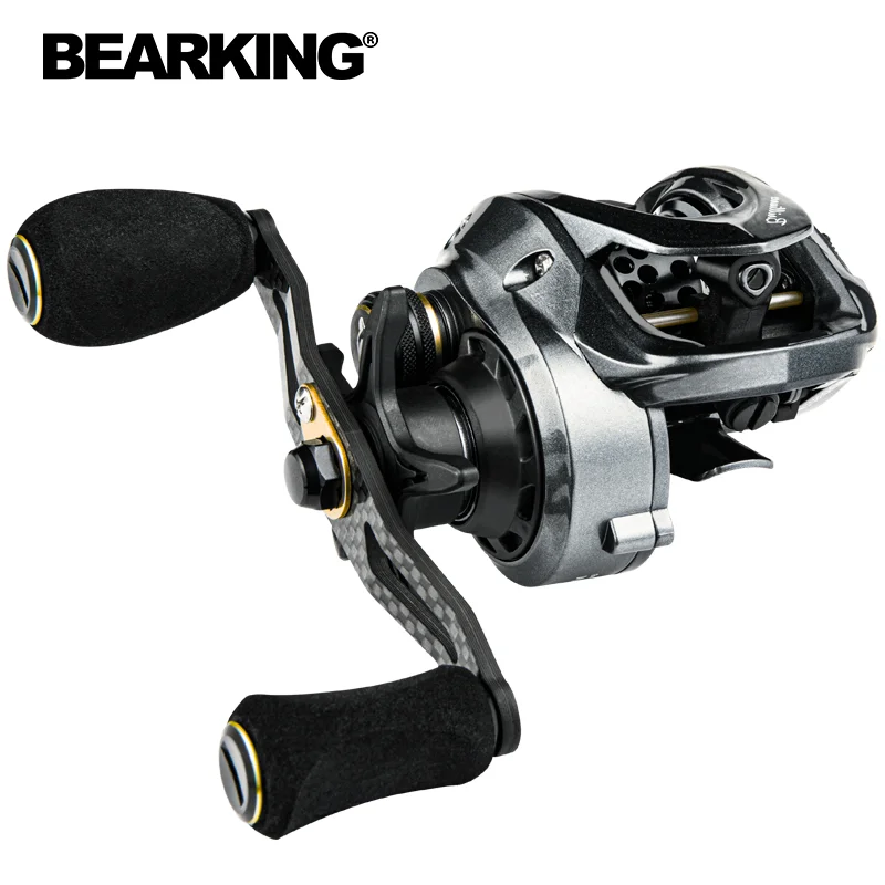 Bearking Carbon Fishing Reel Carp Baitcast 160g Casting Carbon Body Fishing Reels Highprecision
