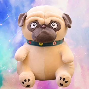 

Yeaknow Shar Pei Dog Plush Toy Simulation Dog Stuffed Doll Soft Plush Toys Reading Pillows Kids Pet birthday Xmas gift for child