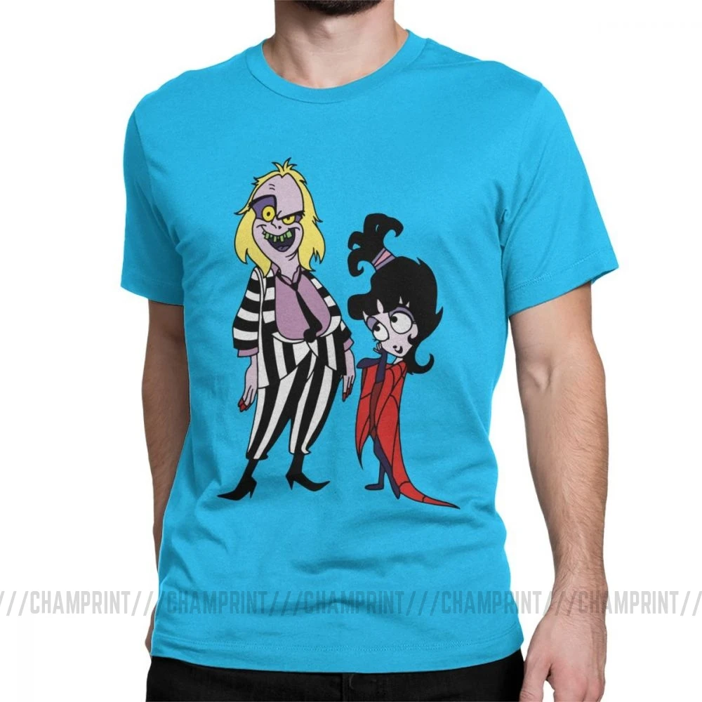 Beetlejuice Lydia Group футболка мужская мода хлопок футболка с круглым вырезом короткий рукав Футболка классические топы - Цвет: Королевский синий