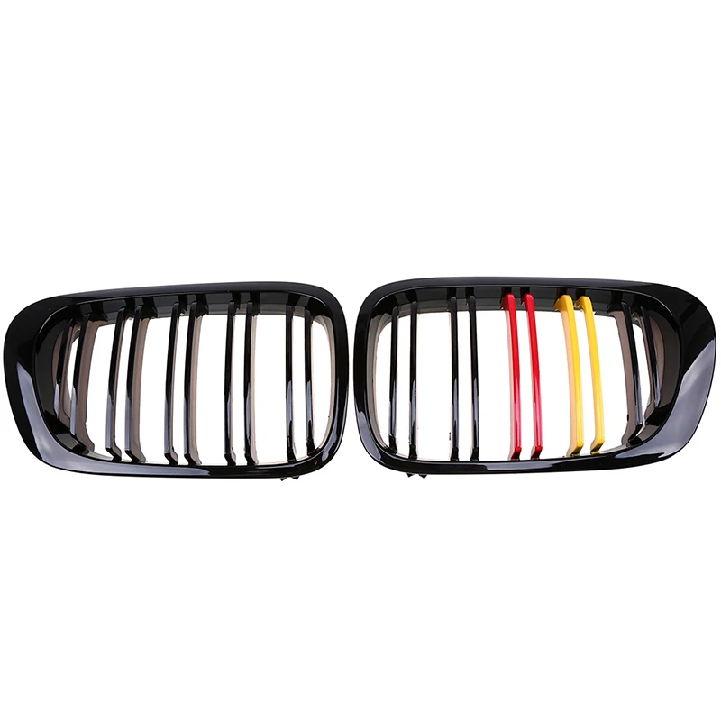 Глянцевые черные немецкие автомобильные гоночные решетки POSSBAY для BMW 3 Series E46