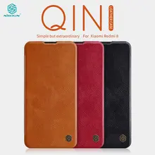 Caes для Xiaomi Redmi 8A 8 Redmi8 Nillkin Qin серия из искусственной кожи флип-чехол Redmi 8 чехол