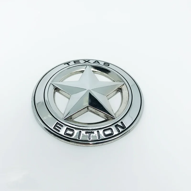 1pcs 3D Badge TEXAS EDITION Star TRAIL RATED 4X4 Limited Emblem Metal Car Stickers for JEEP Cherokee Wrangler Grand Car Styling