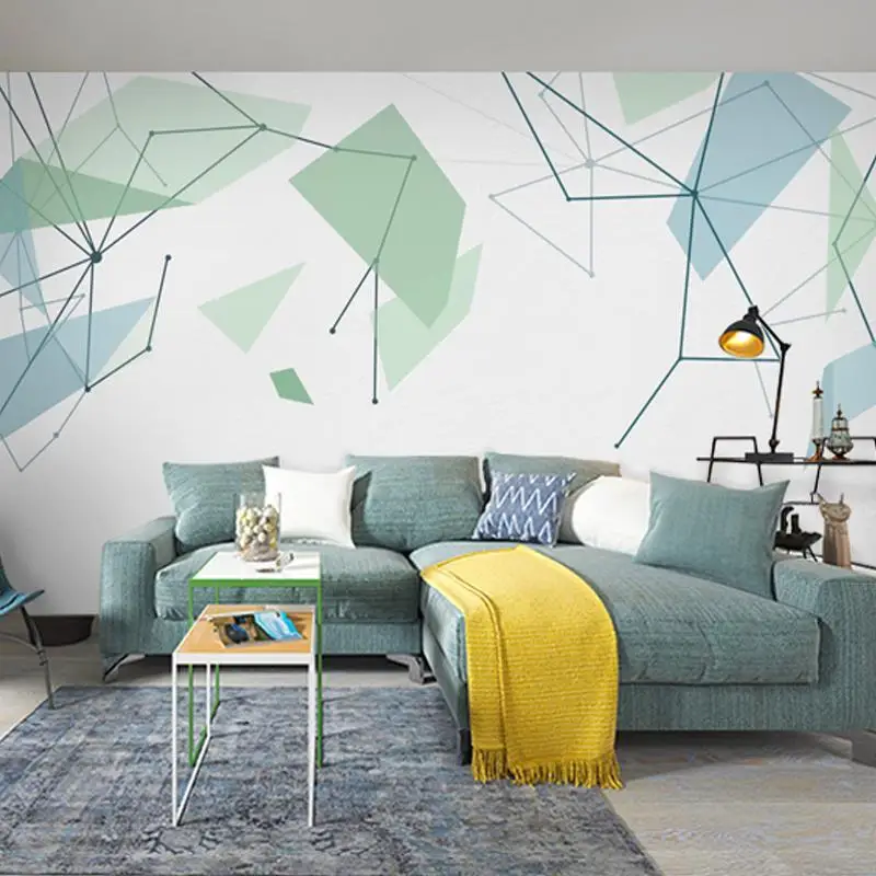 Version Q Parati Papeis Fotobehang геометрический фон Behang Para настенная бумага Parede Infantil Papier Peint De Pared Papel Tapiz обои - Цвет: Version Q