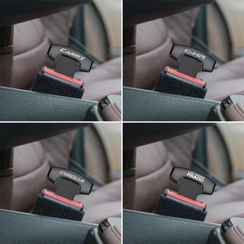 

for Toyota corolla chr camry prado land cruiser rav4 yaris Safety Belt Buckles Car Safty Belt Alarm Canceler Stopper 2PCS