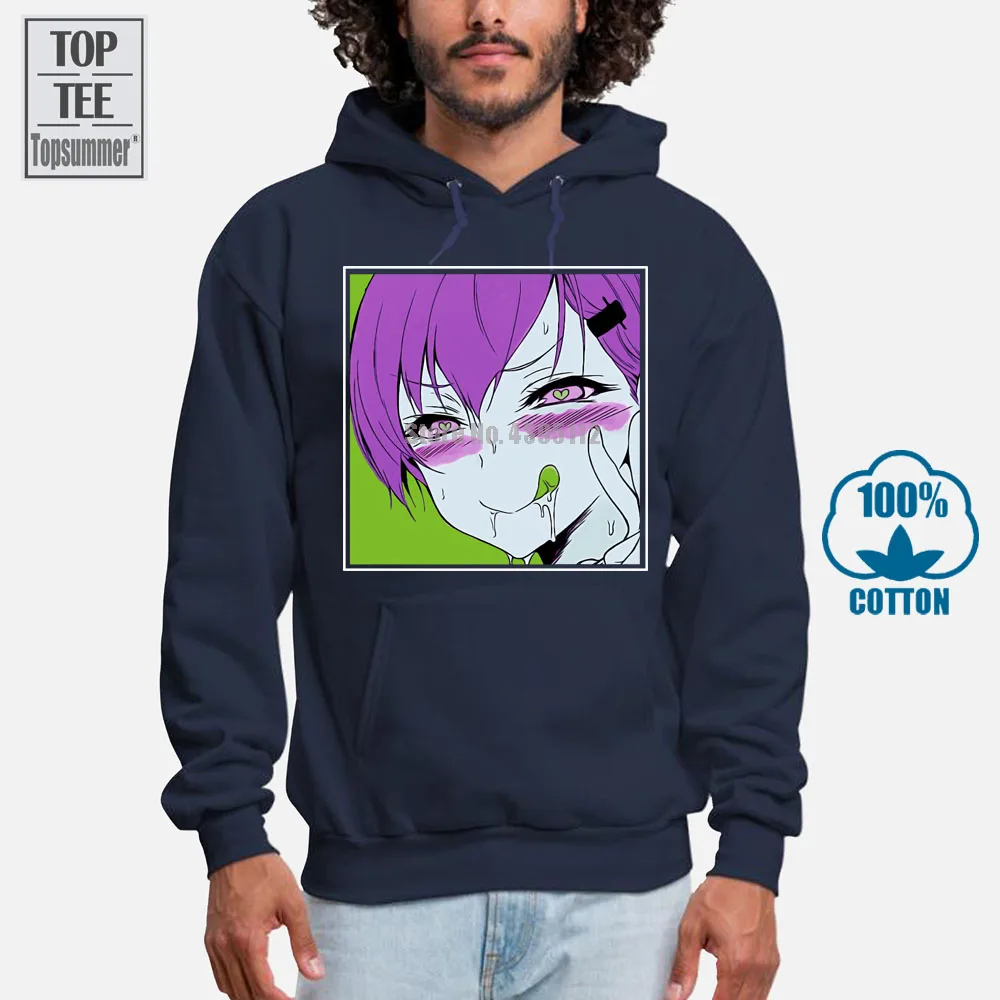 Толстовка Waifu Otaku Lewd Hentai Ahegao мужские толстовки Мужская толстовка забавная крутая