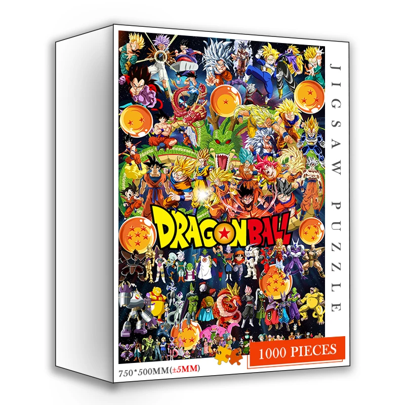 

75X50CM Jigsaw Puzzles Tpys 1000 Pieces Cartoon Anime Puzzles Wooden Toys for Children Adult Decompression Games Birthday Gifts