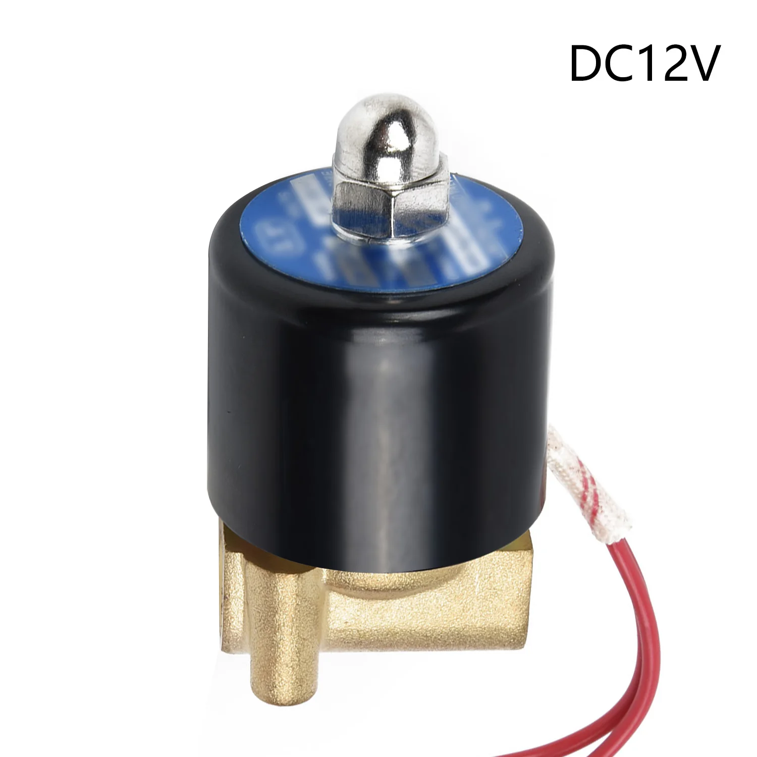 DC12V/24 V G1/" Латунь Электромагнитный Электрический пневматический клапан для воды, масла, воздуха