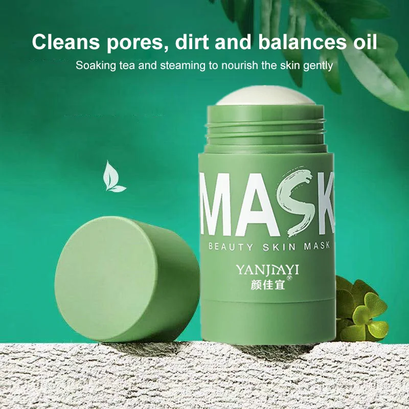 Deep Cleansing Solid Mud Mask Stick Green Tea Mask Sticks To Remove