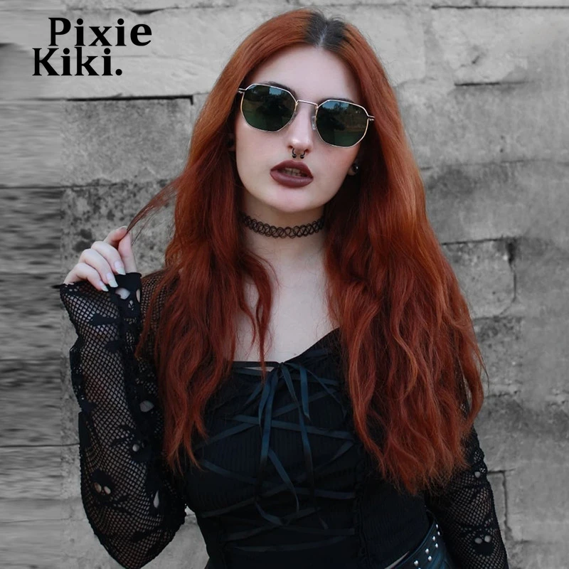 Pixiekiki Skull Mesh Long Sleeve Crop Top Gothic Grunge Y2k Emo Clothes Black See Through T Shirt Women Dark Academia P80 Bf14 T Shirts Aliexpress