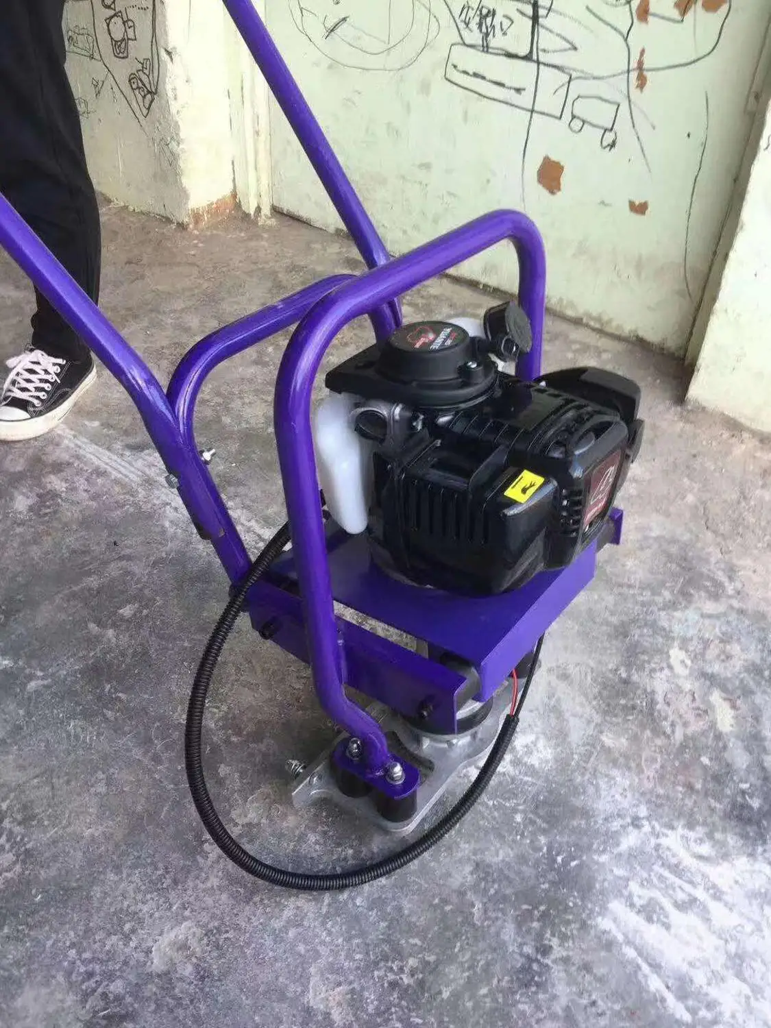 2021 Concrete Level Ruler Machine Mortar Vibrator Screed Concrete Floor Vibration Ruler Concrete