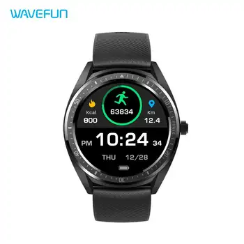 

Wavefun Aidig S smart Watch Waterproof for Swimming IP68 1.28 heart rate monitor Blood oxygen Blood pressure Long Battery Time