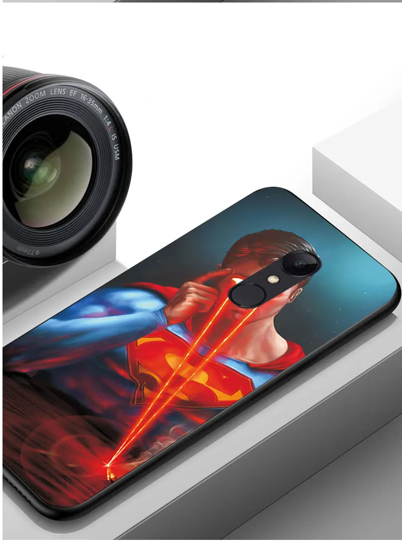 Черный чехол ТПУ чехол для Xiaomi Redmi Note 4X милый чехол Мстители для Redmi Note 6 7 8 8 Pro 5 6 Pro Redmi 8A 7A 4X чехол